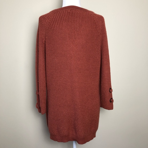 Miracle U.S.A Lace up Sweater - Picture 3 of 7